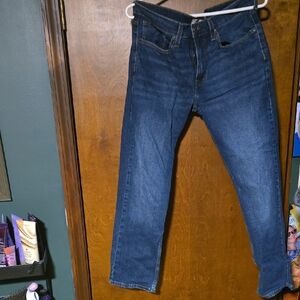 Signature by Levi Strauss Dark Blue Straight Jeans